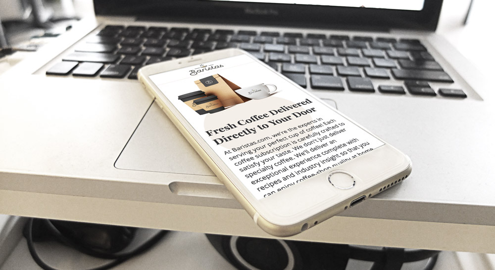Baristas.com: Website Design