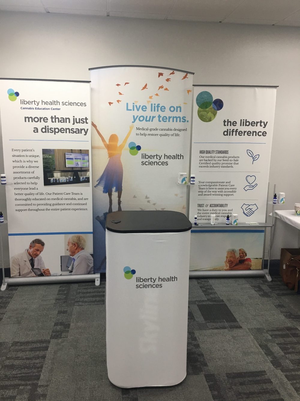Liberty Health Sciences: Trade Show Display