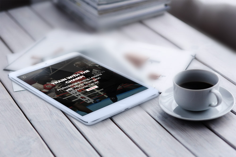 Antonio Tarver, World Champion Boxer: Website Design