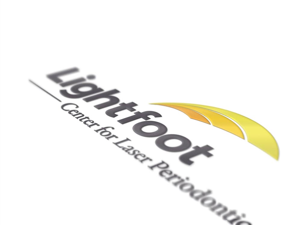 Lightfoot Center for Laser Periodontics: Logo Design